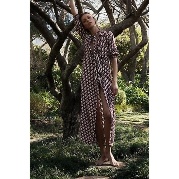 Zara maxi dress with neck ties - Picture 5 of 17